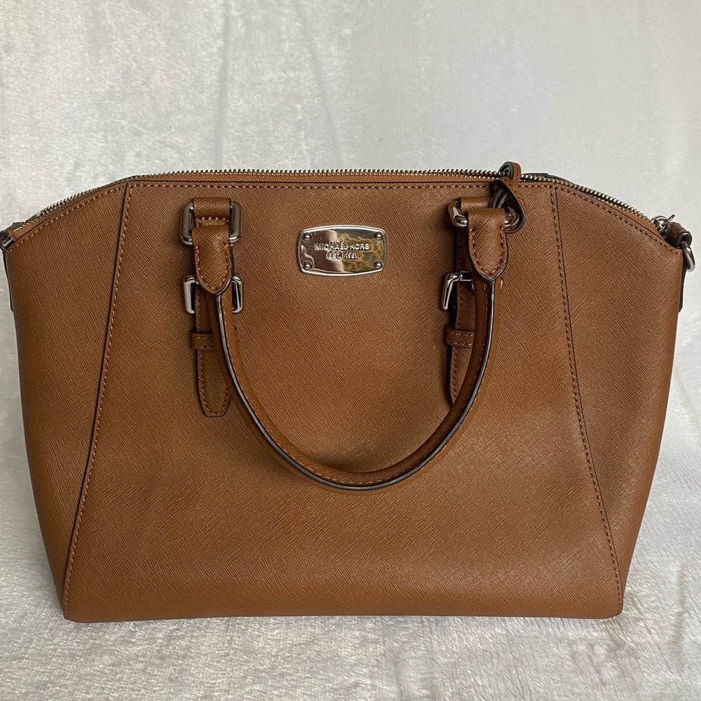 Michael Kors Large Brown Ciara Saffiano